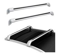 Rails Toit Pour Maserati Pour Levante 2016 2017 2018 2019 2020 2021 2022 2023 2024 Barres Transversales Toit Barres Transversales Verrouillables Barres toit semi(Argent)