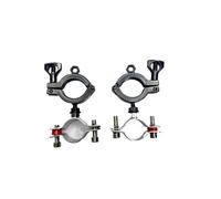 Rails Toit Support De Pelle en Acier Inoxydable pour Plateforme Toit Camion, Gain Place Accessoires Voiture Métal(Round Tube 2 Pieces)