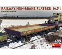 Maquette Train Maquette Wagon Railway Non-brake Flatbed 16,5 T Miniart 39004 1/3