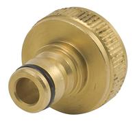 Rain 9454 Nez de Robinet Femelle 1 9454-Nez Laiton-26 x 34 mm-Permet de Relier des raccords, Or