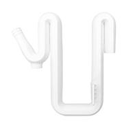 Rain Barrel Hose, Overflow Extension Tube, Weather Resistant Water Diverter, Flexible Drainage Connector, Outdoor Use for Rainwater Harvesting Garden Yard System, 16.2x5x15.7cm