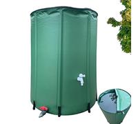 Rain Barrel Water Collector - PVC Mesh 100-750L | Water Storage Tank, Large Capacity Garden Container | Portable Rain Collection System for Outdoor Garden Waters Saving Irrigation