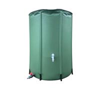Rain Barrel Water Collector - PVC Mesh 100-750L | Water Storage Tank, Large Capacity Garden Container | Portable Rain Collection System for Outdoor Garden Waters Saving Irrigation