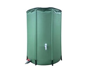 Rain Barrel Water Collector - PVC Mesh 100-750L | Water Storage Tank, Large Capacity Garden Container | Portable Rain Collection System for Outdoor Garden Waters Saving Irrigation