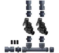 Rain Bird 100DVF Dura Kit de valve collecteur avec contrôle du débit - Slip 100DVF-NPT (2 zones)