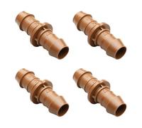 Rain Bird BC50/4PS2 Drip Irrigation Universal Barbed Coupling Fitting, Fits 5/8", 1/2", .700" Drip Tubing, 4-Pack
