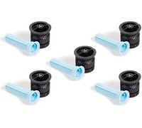 Rain Bird Buse HE-de Van 12 pour arroseur Statique par ex. 1804, Grande Efficacité, Marron, portée 2,7 m à 3,7 m, 5 pièces (HE-Van 15, Noir)