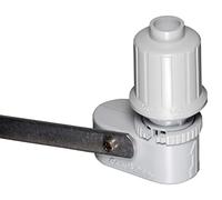 Rain Bird Capteur de pluie filaire CPRSDBEX avec support de montage et fil gris