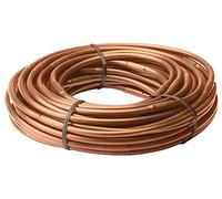 Rain Bird ET25-50S2 Tube d'émetteur de pression d'irrigation goutte à goutte 6,35 mm Émetteur 30,5 cm Rouleau de 15,7 m Marron