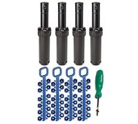 Rain Bird ItemEyes Lot de 4 têtes d'arrosage à Rotor série 5000 avec Buses et Outil de réglage ; modèle 5004 PC de 10,2 cm de Hauteur