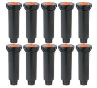 Rain Bird 1800 Series Pop-Up Sprinklers 10 PACK - Nozzles NOT included - RainBird 4" 1804 model pop up irrigation sprinkler for lawn, yard, garden, planter beds