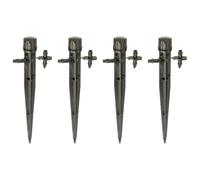 Rain Bird Mbh4pks Micro-Bubbler de Goutte sur Une Spike, 180 ° moitié Motif Cercle, 4-Pack