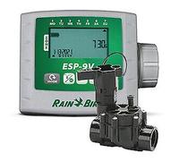 Rain bird programmeur d'irrigation par batterie 1 zone avec valve incluse ESP9VIDVFKIT F48373