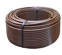 Rain Bird Tuyau goutte-à-goutte Dripline XFD 16 mm, 33 cm - Régulation de pression + autonettoyant, 2,3 l/h hors terrain, raccord XFF coudé en T adaptateur (100 mètres