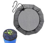 Rain Bucket Mesh - Rain Barrel Cover Mesh, Water Barrel Filter | Reusable Drawstring Water Barrel, Durable Rain Barrel Screen, Flexible Water Butt Net Weather, Rain Barrel Top Catcher(100cm)