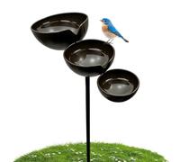 Rain Catcher | Bird Bath 3-Tier Rustic Metal Rustproof Decorative