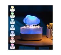 Rain Cloud Humidifier Water Drip, 2 In 1 Rain Cloud Diffuser, Rain Drop Humidifier, 7 Colors Mushroo
