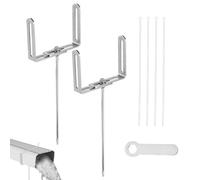 Rain Downspout Bracket, Hinge Gutter Mount, Pipe Support Clip for Courtyard Patio Factory, Warehouse Building Exterior Rainwater Flow Control System Installation Protection