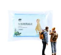 Rain Poncho | Portable Comfortable Pocket Size Rain Poncho - Compact And Lightweight Clear Ponchos Adult With Hood For Adults Families Women Men Individuals, Raiin Coats For Camping Hiking Travelling