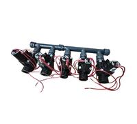 Rain Répartiteur 2, 3, 4, 5, 6 soupapes, 1" avec valve magnétique Hunter PGV 101 Go IG (répartiteur 5 voies (2+3))