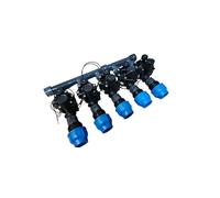 Rain Répartiteur 2, 3, 4, 5, 6 voies - Avec valve magnétique RN155 Plus IG DN25 DN32 (DN25, répartiteur 5 voies (2+3))