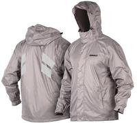 Shad Veste de pluie à capuche Argenté 3XL Homme/Femme