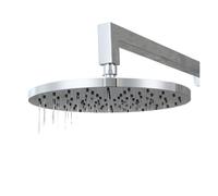 rain shower head, Pommeau de douche de plafond 8/10 pouces, jet pluie, plastique ABS, rond, baignoire, hydromassage, accessoires de salle de bain, toilettes, noir, chrome,for Rain & Handheld(10 inch