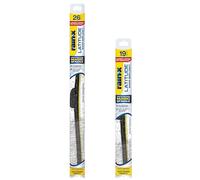 Rain-X 810235 Latitude 2-In-1 Water Repellent Wiper Blades, 26" and 19" Windshield Wipers (Pack Of 2), Automotive Replacement Windshield Wiper Blades With Patented Rain-X Water Repellency Formula