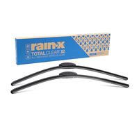 Rain-X 810329 Total Clear Beam Wiper Blades 22" & 22" Windshield Wipers for All-Weather Performance, Rubber Squeegee for Smooth Clean Wipe & Quiet Operation - 2 Pack Value