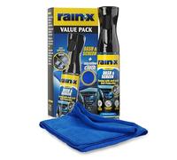 Rain-X Nettoyant Tableau de Bord et Écrans Tactiles Voiture - Nettoyant Plastique Voiture Interieur - 300ml + Chiffon en Microfibre - 300 ML
