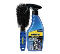 Rain-X Pack Nettoyant et Protecteur de Jantes au Graphène & Brosse - 500 ML