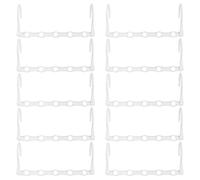 Rainberg Lot de 12 cintres pour économiser de l'espace - Cintres Magiques pour économiser de l'espace - Cintres pour vêtements - pour économiser de l'espace - Blanc