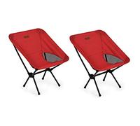Rainberg Lot de 2 chaises de Camping Ultra légères, chaises de Camping Pliantes pour Adultes, chaises de Jardin, de Pique-Nique, de Barbecue Rouge
