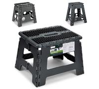 Rainberg Marchepied Pliable pour Enfants et Adultes, Tabouret antidérapant, Tabouret Pliable, Tabouret Robuste avec poignée sur Le Dessus, Utilisation dans la Cuisine, la Salle de Bain, Facile à