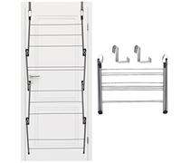 Rainberg Séchoir à Linge Pliable à Suspendre sur Une Porte, 10 Bars, Facile à Tirer et à Ouvrir pour intérieur/extérieur, séchoir à Linge avec Espace de séchage de 4 kg.