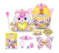 Rainbocorns Fairycorn Princess Série 6 Licorne - Peluche à Collectionner - Surprises Magiques de Princesse féerique, Peluche câline, Autocollants, (Licorne)