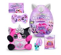 Rainbocorns Kittycorn Surprise Series 7, Calico Cat - Peluche à Collectionner - 10 Surprises à déballer, peler et révéler Le cœur, Autocollants, à partir de 3 Ans (Calico Cat)