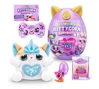 Rainbocorns Kittycorn Surprise Series 7, Chat Exotique - Peluche à Collectionner - 10 Surprises à déballer, peler et révéler Le cœur, Autocollants, à partir de 3 Ans (Chat Exotique)