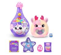 Rainbocorns Magicorn Series 1 (Deer) Magical Plush Surprise de ZURU | Caline l'oeuf surprise pour eclore, mini Boo-Boocorn a l'interieur, revelation bulle magique, peluche douce collectible