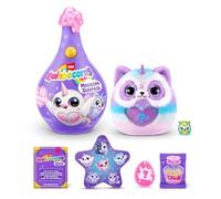 Rainbocorns Magicorn Series 1 (Raccoon) Magical Plush Surprise de ZURU | Caline l'oeuf surprise pour eclore, mini Boo-Boocorn a l'interieur, revelation bulle magique, peluche douce collectible