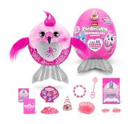 Rainbocorns Mermaidcorn Series 7 Flamingo - Peluche à Collectionner - Surprises de sirène, Peluche câline, Autocollants, (Flamingo)