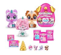 Rainbocorns- Pocket Puppycorns Jouet Surprise Collectionner, Figurine Miniature Chiot, 9284, 3 Pack, Small
