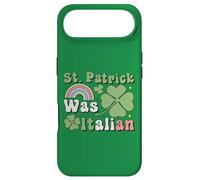 Rainbow and Shamrock Clover Funny St. Patrick était Italien Coque pour iPhone Air