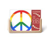 Rainbow Anti War LGBT Calendrier de bureau 2022 12 mois