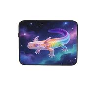 Rainbow Axolotl Pastel Sky Housse pour ordinateur portable Notebook Computer Pouch Tablet Mallette de transport pour le travail 13"