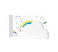 Rainbow Bath Ball, Safe Colorful Fun Rainbow Cloud Game, Exciting Kids Bath Game for Boys, Girls, Sons, Daughters, Friends, Perfect for Bathtub, Family Time, Garden, Pool, Home, Or Playtime