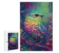 Rainbow Bird Fantasy-1 Puzzle 1000 Pièces Educa Jouet en Bois Cadeau Unique Décoration Intérieure Jeu Éducatif Challenge Toy Adultes Et Enfants À Partir De 14 Ans 1000 PCS