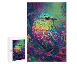 Rainbow Bird Fantasy-1 Puzzle 1000 Pièces Educa Jouet en Bois Cadeau Unique Décoration Intérieure Jeu Éducatif Challenge Toy Adultes Et Enfants À Partir De 14 Ans 1000 PCS