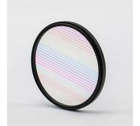 Rainbow Blue Orange Streak Filter 77/82mm Flare Radiant FX Filter(with 82mm Adapter,Rainbow Flare)