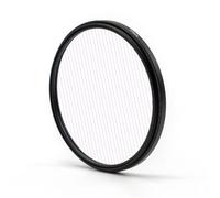 Rainbow Blue Orange Streak Filter 77/82mm Flare Radiant FX Filter(with 82mm Adapter,Red Flare)